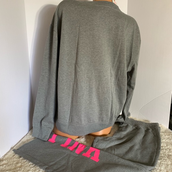 Victoria’s Secret pullover boyfriend bottom LARGE - Picture 3 of 6